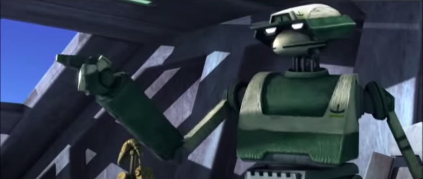 Angry Tactical droid Blank Meme Template