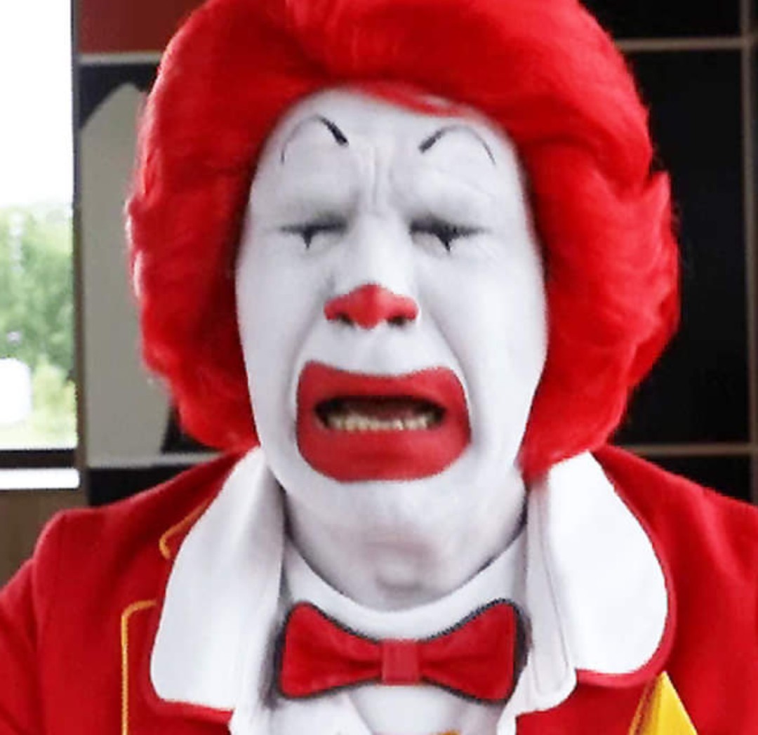 Ronald McDonald Blank Meme Template