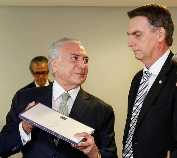 Temer & Bolsonaro Blank Meme Template