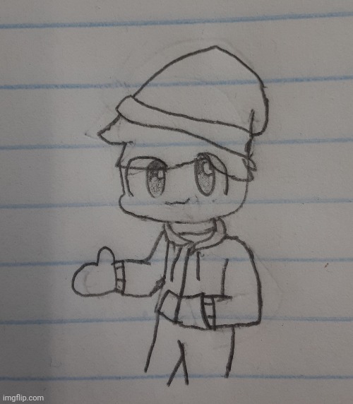 Bored in math class so i drew irl me | made w/ Imgflip meme maker