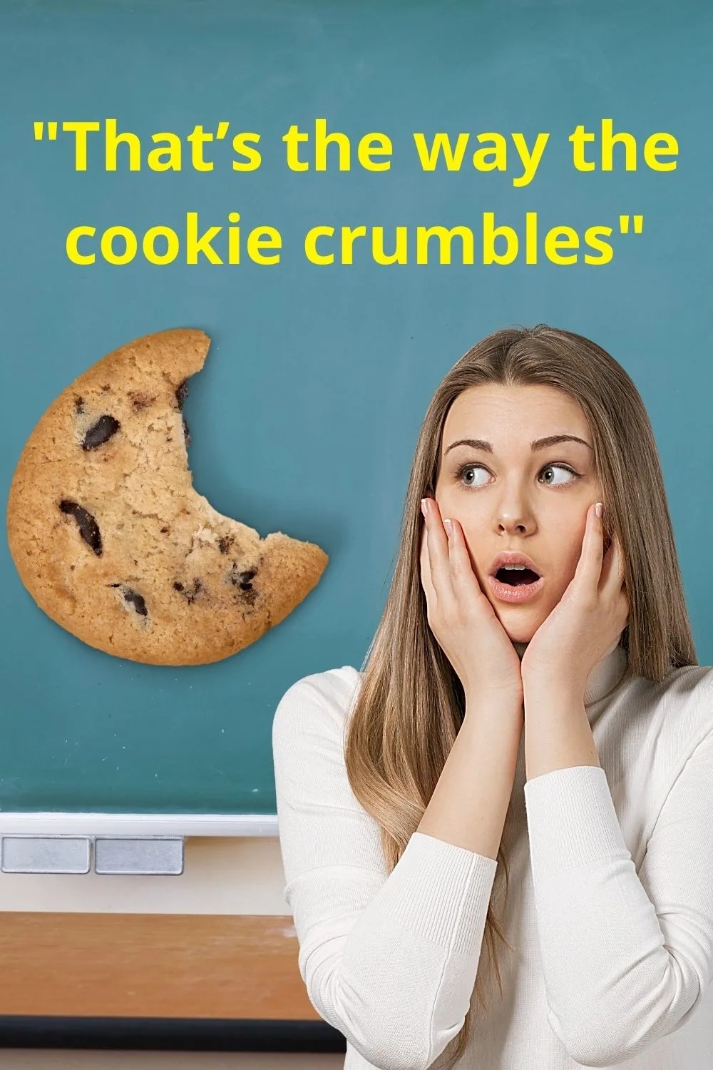 High Quality That’s the way the cookie crumbles Blank Meme Template