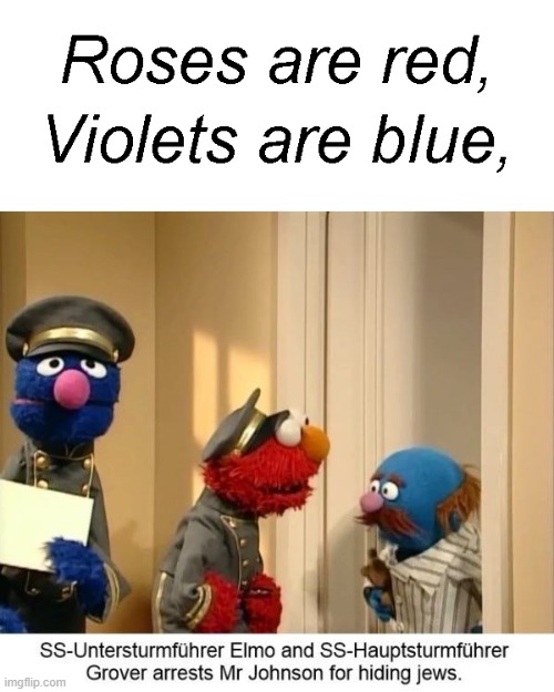 i cracked up on this one | image tagged in elmo and friends,dark humor | made w/ Imgflip meme maker