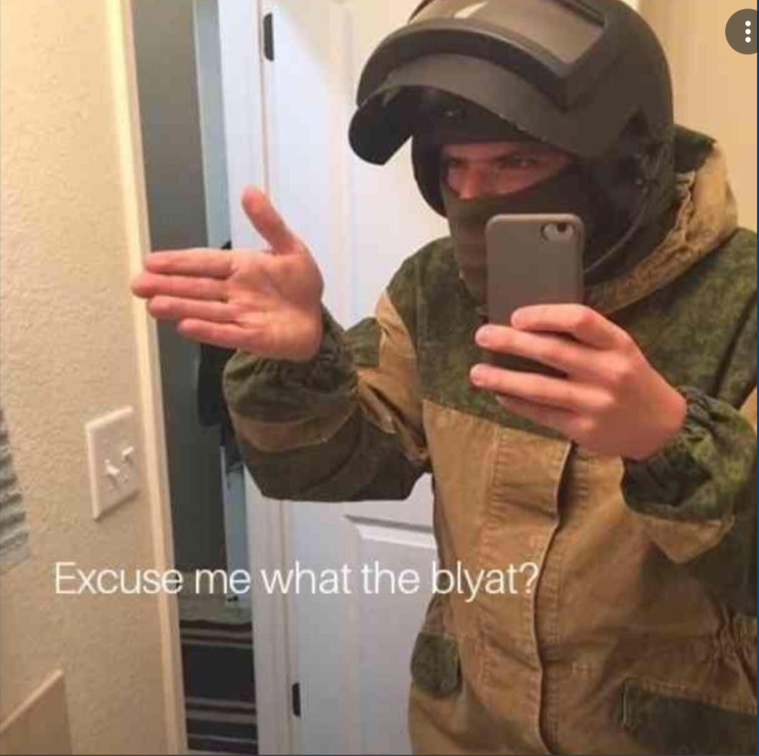 High Quality Excuse me what the blyat Blank Meme Template