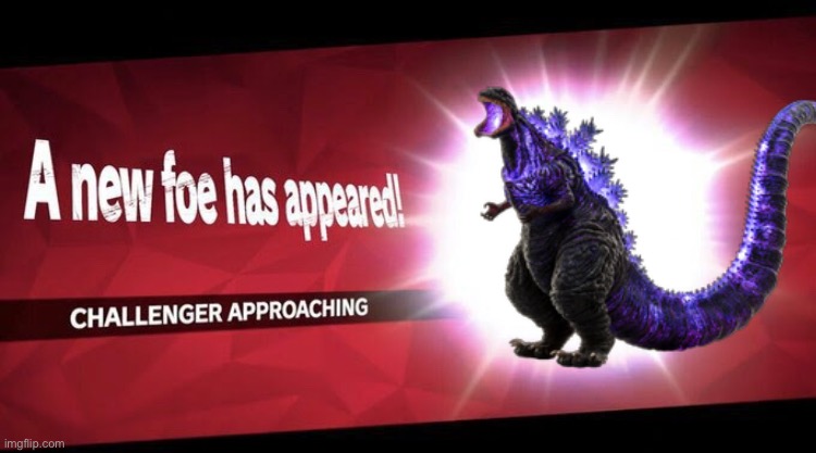 Kaiju challenger approaching Blank Meme Template