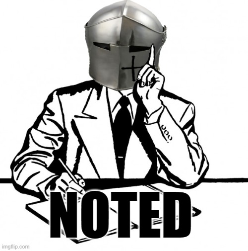 NOTED | made w/ Imgflip meme maker