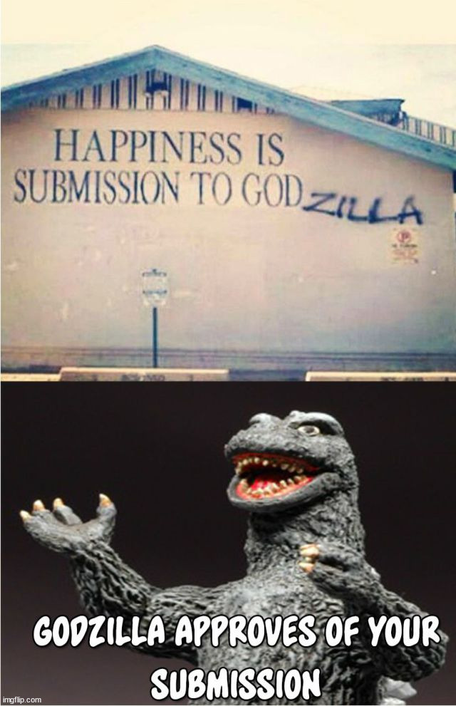 image tagged in godzilla | made w/ Imgflip meme maker