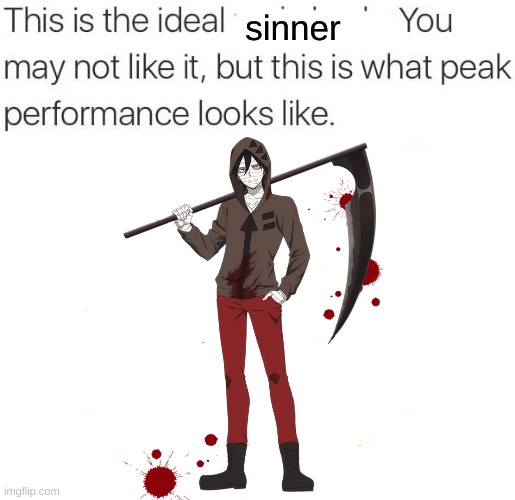 sinner | made w/ Imgflip meme maker