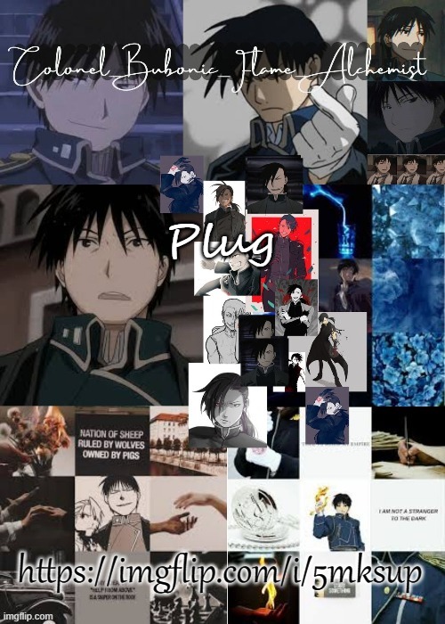 Colonels Roy and Greed temp (Thanks Owl!!) | Plug; https://imgflip.com/i/5mksup | image tagged in colonels roy and greed temp thanks owl | made w/ Imgflip meme maker