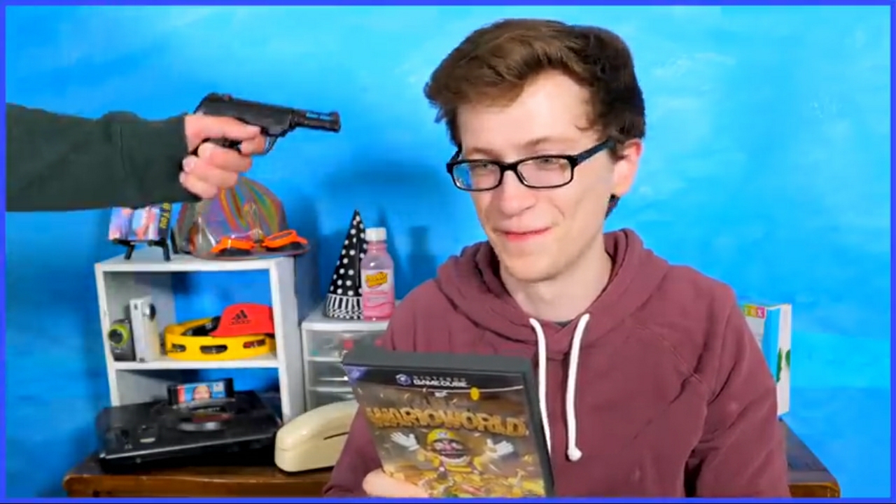 High Quality Scott The Woz Gun Blank Meme Template