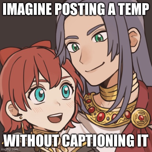 Sayori and Sephiroth | IMAGINE POSTING A TEMP; WITHOUT CAPTIONING IT | image tagged in sayori and sephiroth | made w/ Imgflip meme maker