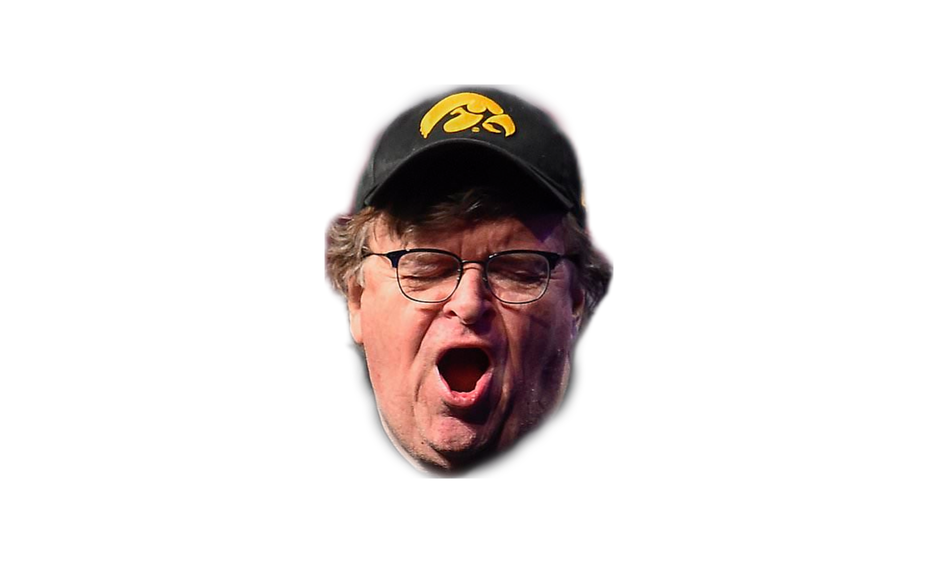 Michael Moore head #2 Blank Meme Template