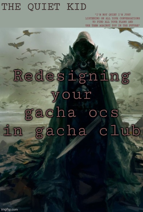 Redesigning Ur OCs in Gacha Club