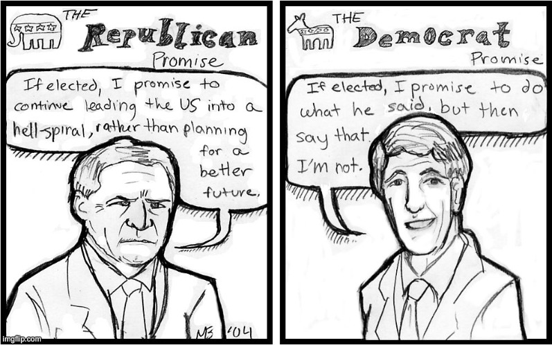 The difference | image tagged in political comic | made w/ Imgflip meme maker