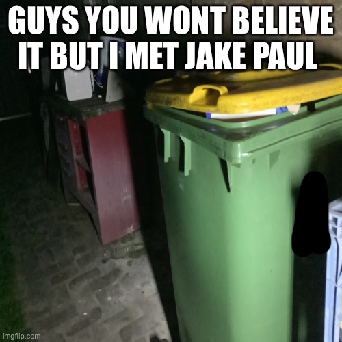 THIS IS REAL GUYS IM NOT CLICKBAITING | GUYS YOU WONT BELIEVE IT BUT I MET JAKE PAUL | image tagged in jake paul,funny,true,so true,stop reading the tags | made w/ Imgflip meme maker