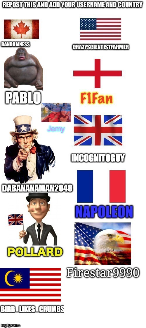 Proud Filipino! (I left space for one more) | Jemy | made w/ Imgflip meme maker