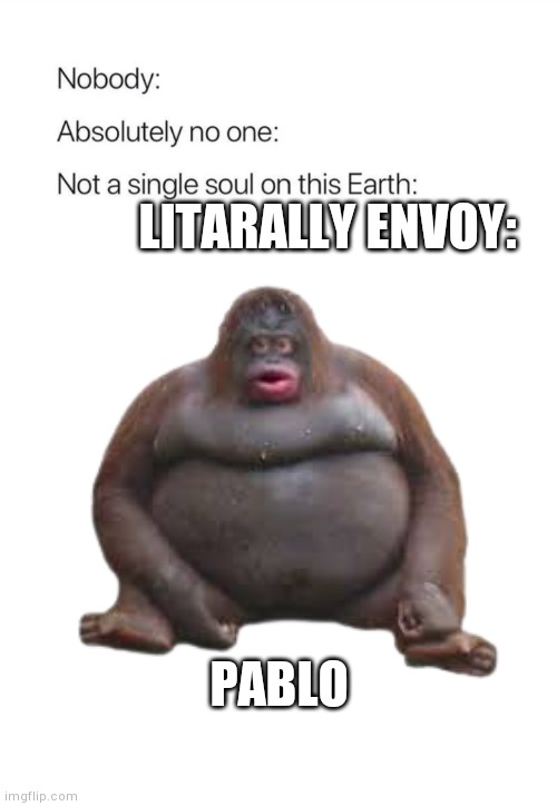 LITARALLY ENVOY: PABLO | made w/ Imgflip meme maker