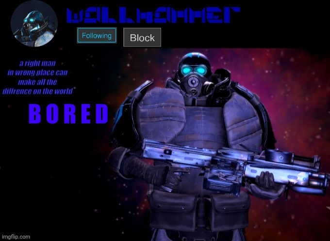 wallhammer | B O R E D | image tagged in wallhammer | made w/ Imgflip meme maker