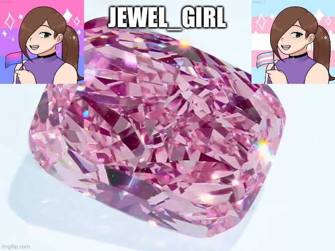 High Quality Jewel_Girl Announcement Board Post Blank Meme Template