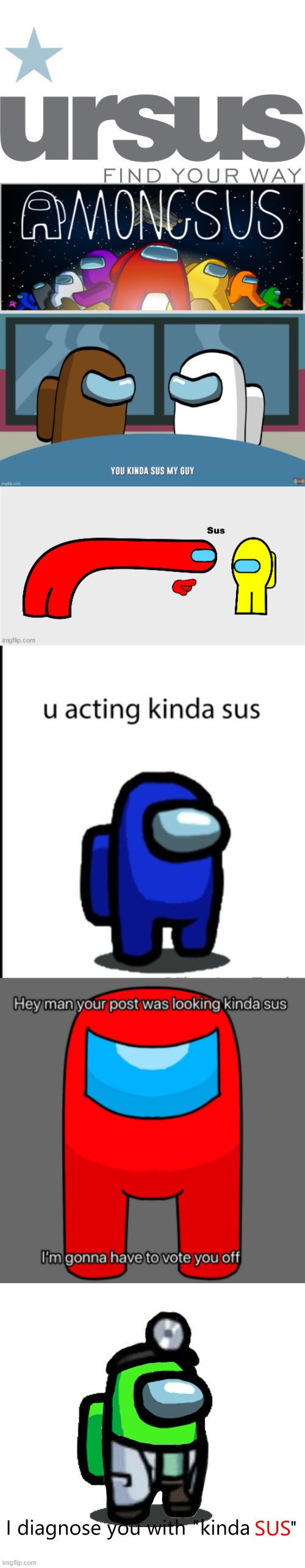 ur acting kinda sus Meme Generator - Imgflip