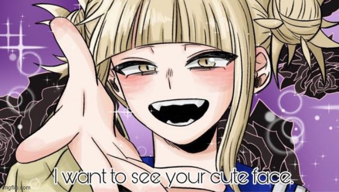 image tagged in toga cute face | made w/ Imgflip meme maker