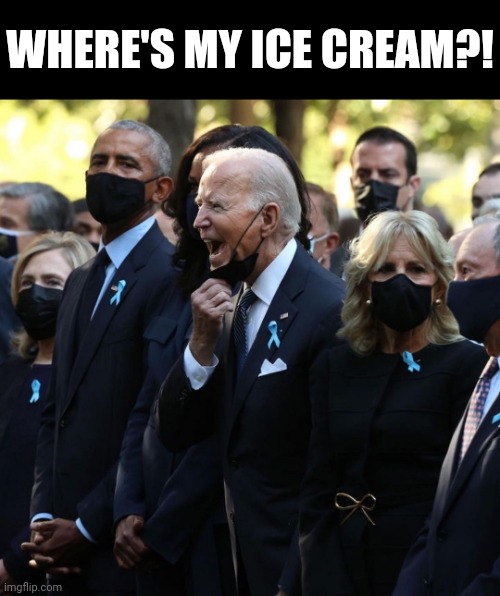 Where's My Ice Cream?! | WHERE'S MY ICE CREAM?! | image tagged in joe yelling | made w/ Imgflip meme maker
