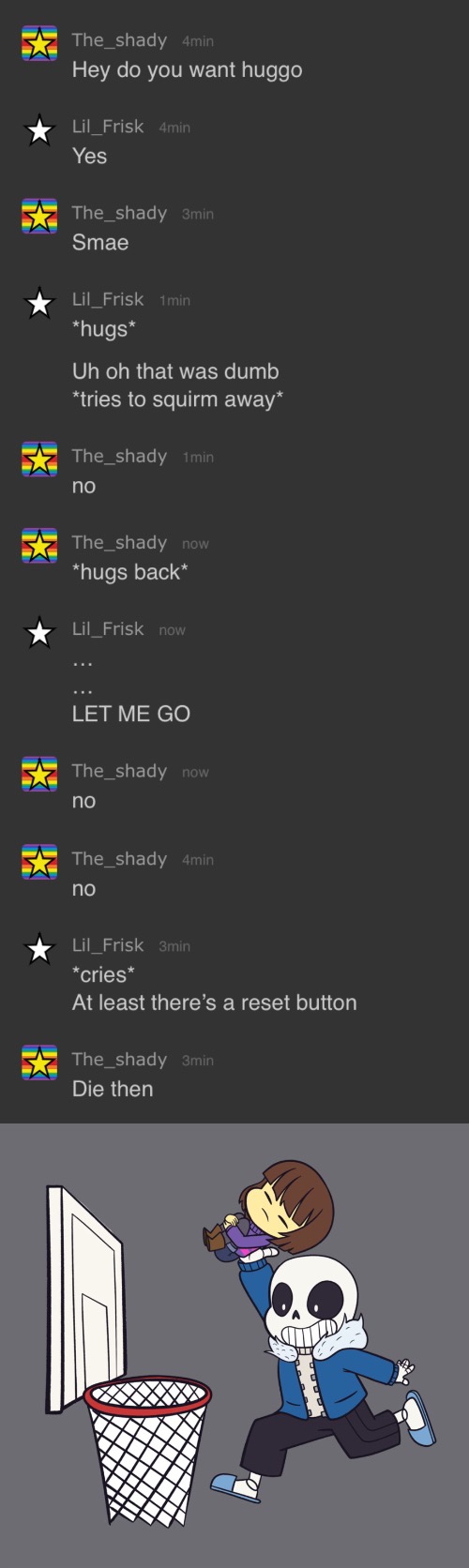 Dude I just wanted a freaking hug | image tagged in get dunked on | made w/ Imgflip meme maker