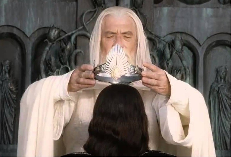 Lord of the Rings Coronation Blank Meme Template