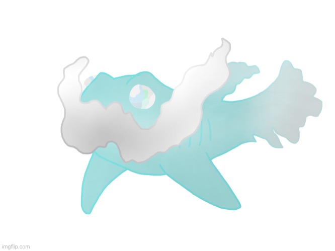 Weird cloudy-smoky greenland shark thing | made w/ Imgflip meme maker
