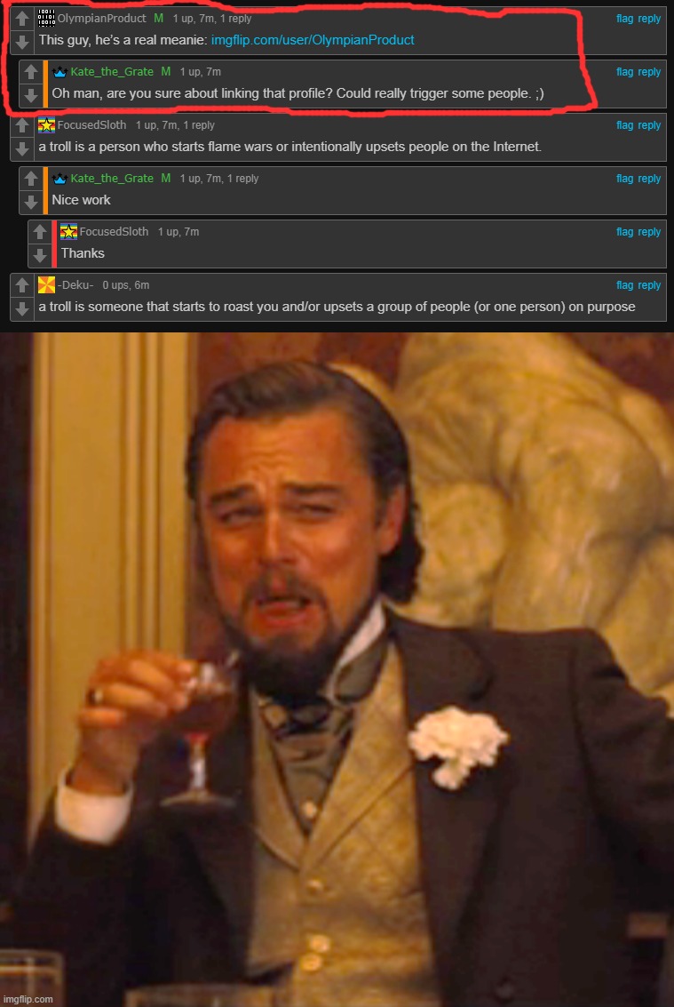 image tagged in memes,laughing leo | made w/ Imgflip meme maker
