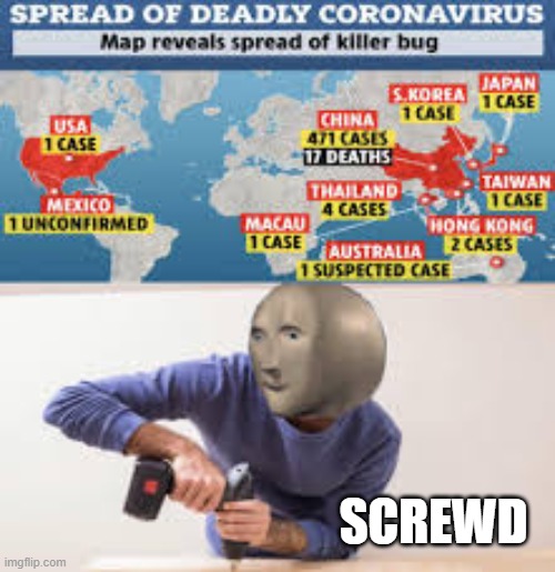 SCREWD | SCREWD | image tagged in stonks | made w/ Imgflip meme maker