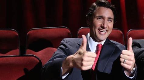 Trudeau Thumbs Up Blank Meme Template