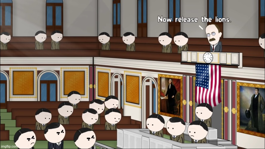 Now release the lions | image tagged in now release the lions | made w/ Imgflip meme maker