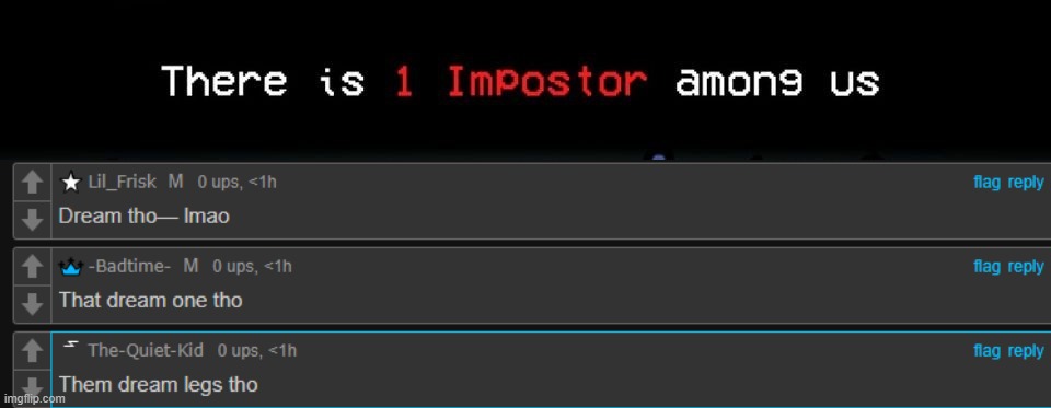 image tagged in 1 impostor | made w/ Imgflip meme maker
