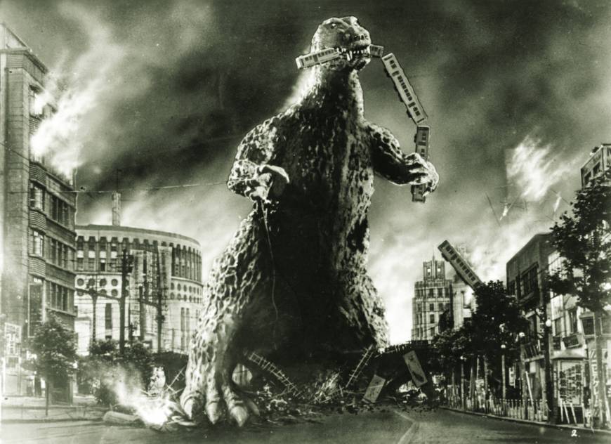 High Quality Godzilla Subway Smash Blank Meme Template