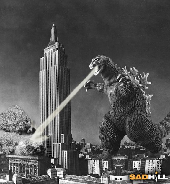 Godzilla Blast Blank Meme Template