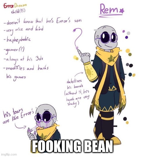 BEAN | FOOKING BEAN | made w/ Imgflip meme maker