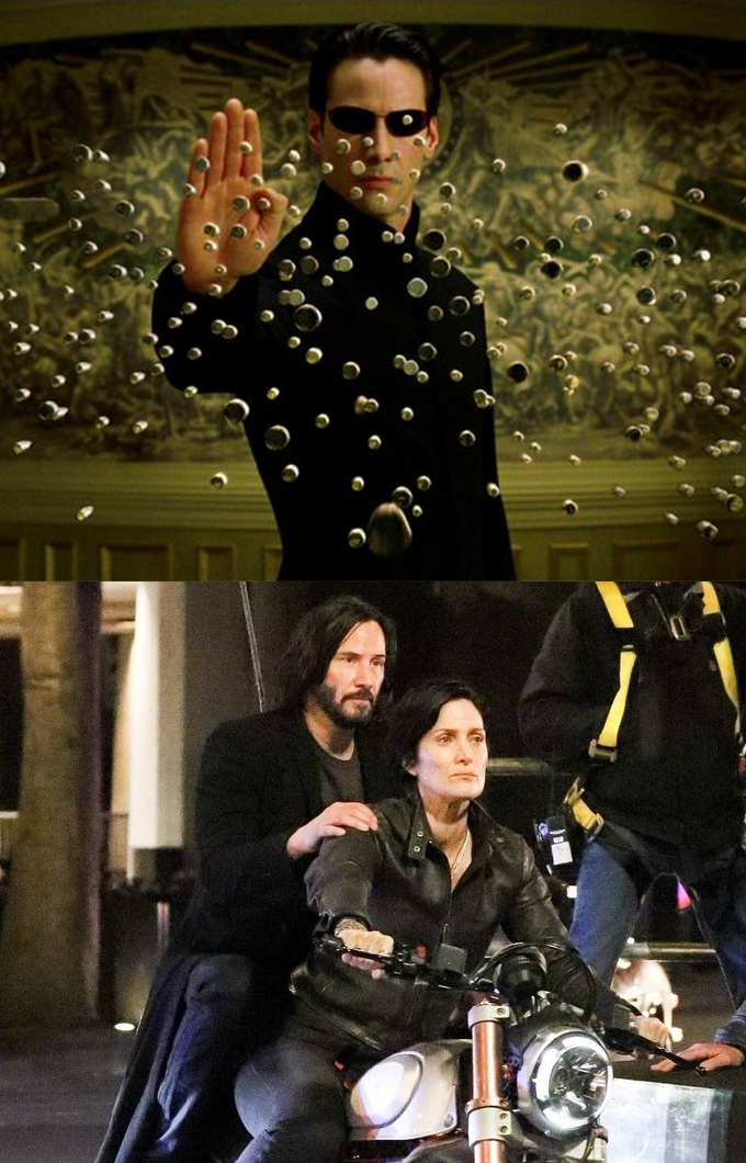 High Quality The Matrix Old vs New Blank Meme Template