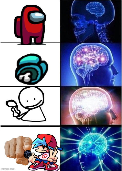 the most powerful at him.... | image tagged in memes,expanding brain | made w/ Imgflip meme maker