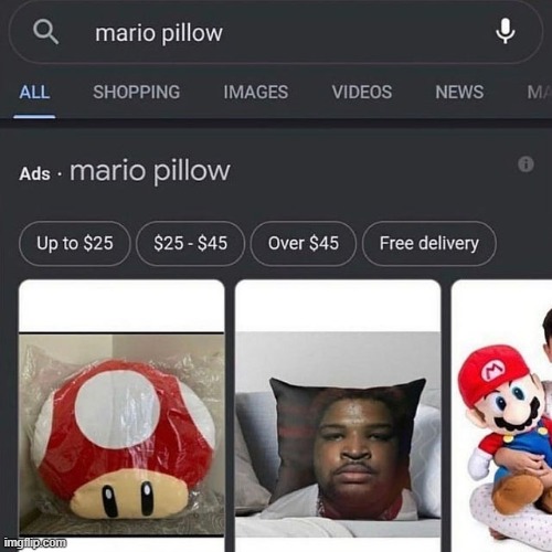 mario pillow buddy