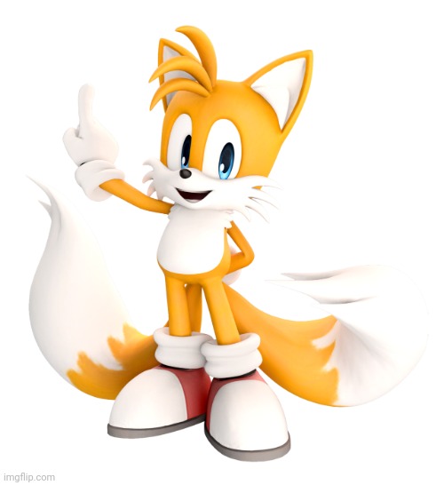 MILES PROWER | image tagged in tails,tails the fox | made w/ Imgflip meme maker
