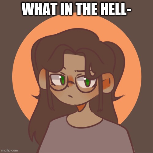 yup another picrew. | WHAT IN THE HELL- | image tagged in yup another picrew | made w/ Imgflip meme maker