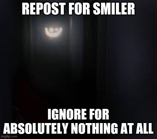 Smiler | REPOST FOR SMILER; IGNORE FOR ABSOLUTELY NOTHING AT ALL | image tagged in smiler | made w/ Imgflip meme maker