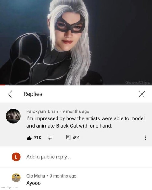 one hand | made w/ Imgflip meme maker