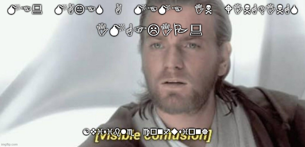Visible Confusion | IMGFLIP:; ME: MAKES A MEME IN WINGDINGS; [visible confusion] | image tagged in visible confusion | made w/ Imgflip meme maker