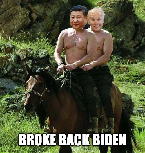 BROKE BACK BIDEN | made w/ Imgflip meme maker