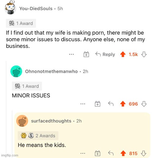 minor issues | made w/ Imgflip meme maker