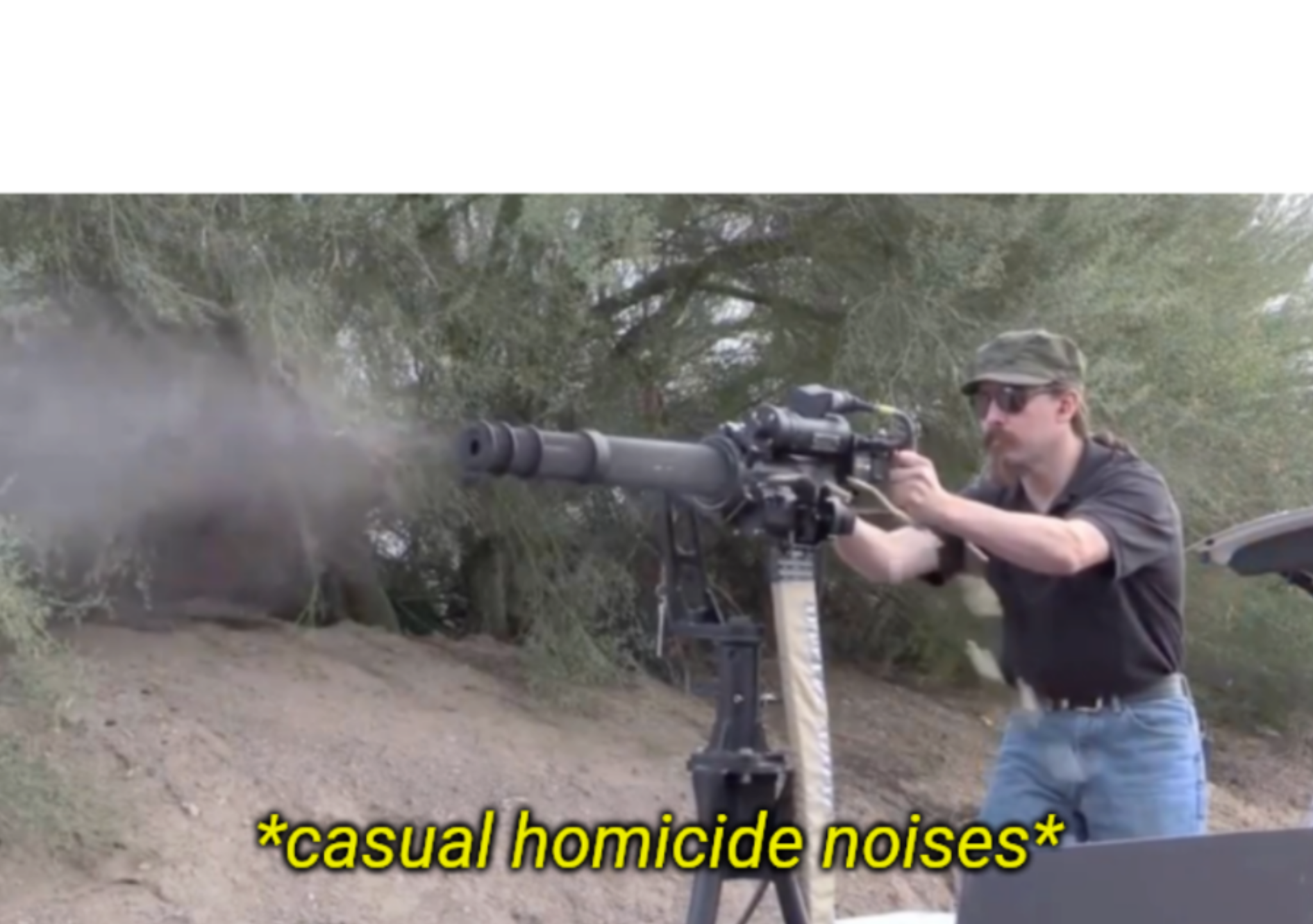 High Quality *casual homicide noises* Blank Meme Template