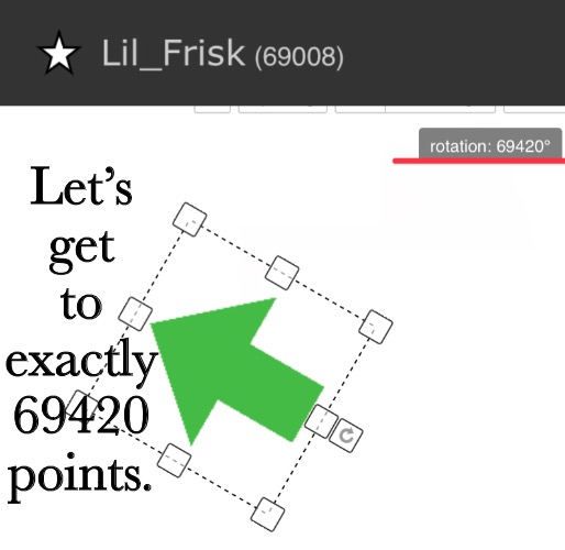 Like that’s gonna happen | Let’s get to exactly 69420 points. | image tagged in blessed upvote | made w/ Imgflip meme maker