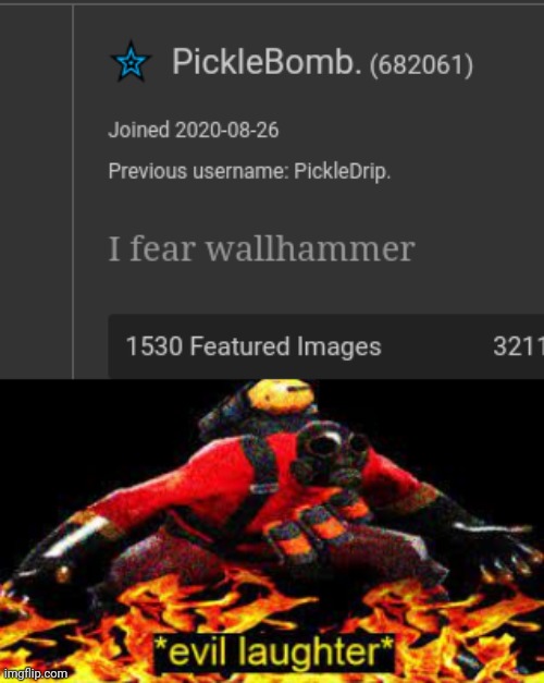 image tagged in evil laughter | made w/ Imgflip meme maker