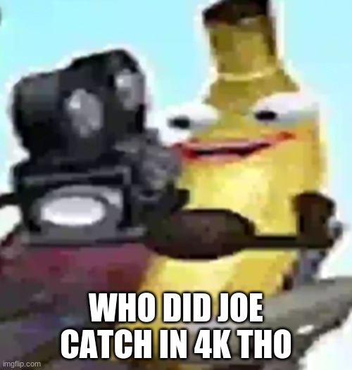 joe caught you in 4K | WHO DID JOE CATCH IN 4K THO | image tagged in joe caught you in 4k | made w/ Imgflip meme maker